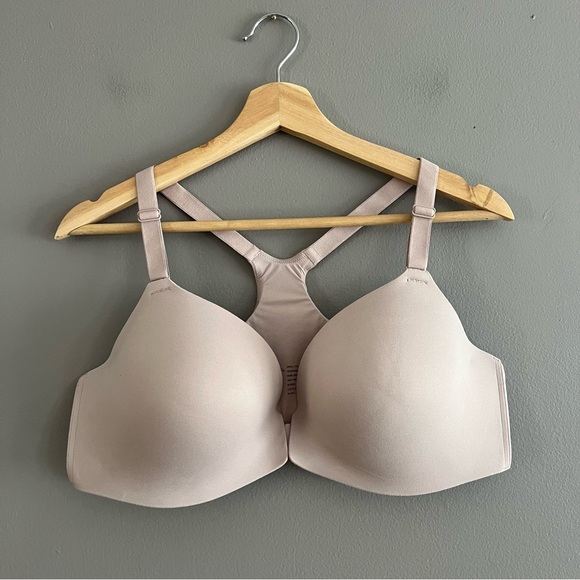 SOMA Enbliss Front Close Racerback Sport Bra Flexible Underwire Adobe Rose 40C - Picture 1 of 14